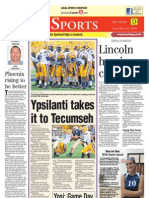 Ypsi Courier Sports Front 9.23.10