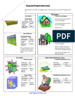 Financial Products Role Cards