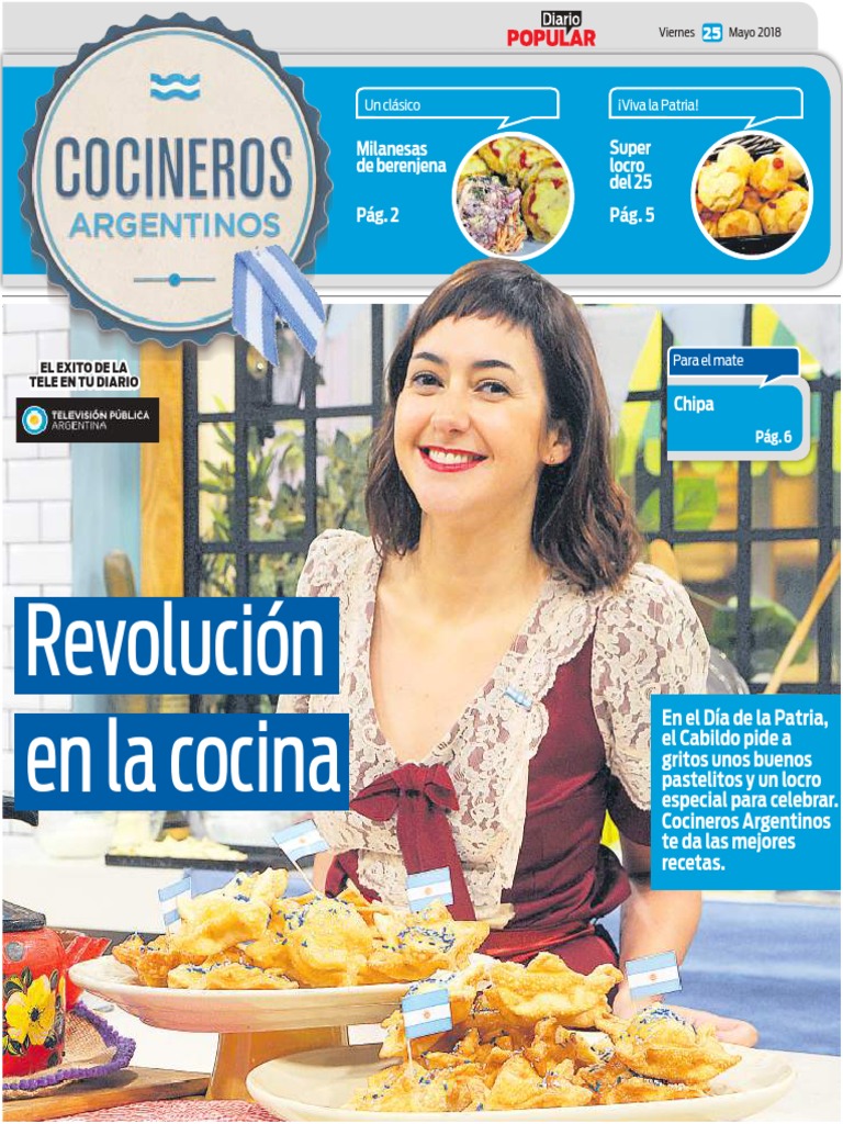 Cocineros Argentinos Del 25/05/2018 | PDF | Panes | Pimenton