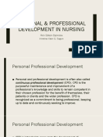 Personal Professional Development