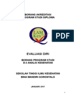 Download STIKES Bina Mandiri Gorontalo Di Kota Gorontalo Analis Kesehatan BR STD EVALUASI DIRI1 25052017223115 by Dede Sutriono SN380110722 doc pdf