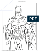 Dibujos para Colorear de Batman