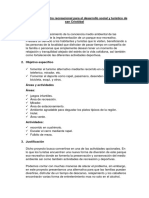 Creación de Un Centro Recreacional para El Desarrollo Social y Turístico de San Cristóbal