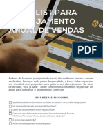 PlanejamentoAnualDeVendas - Checklist - 2018 PDF