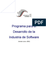 PROSOFT Programa de Ind Soft