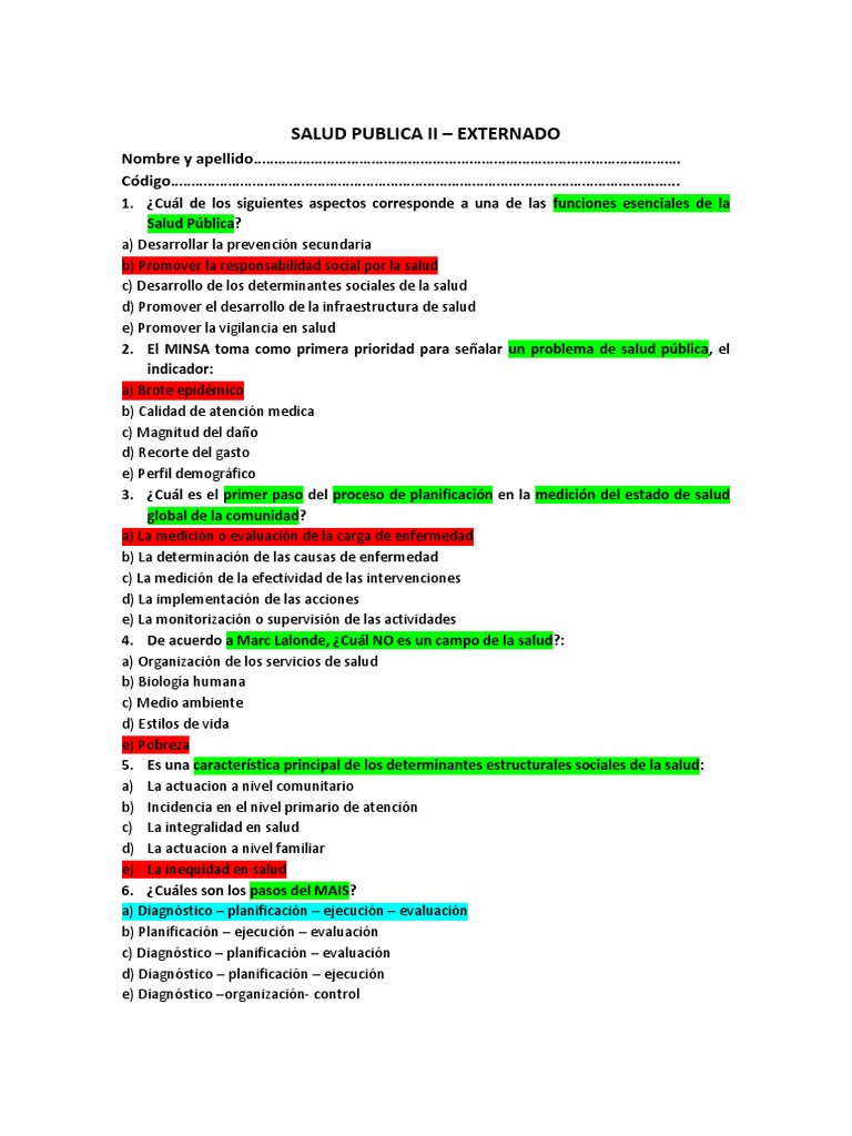 Semana Nacional de Salud Pública 2025 | PDF | Análisis FODA | Hospital