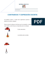 Español - Contrarios - Expresión Escrita