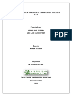 Plan de Evacuacion y Emergencia Carpinteros y Asosciados S.A.S