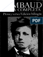 Rimbaud, Arthur - Obra Completa. Prosa y Verso. Edición Bilingüe