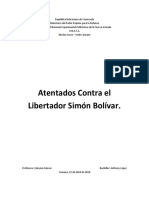 Atentados Contra Simon Bolivar 2