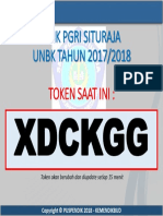 SMK Pgri Situraja UNBK TAHUN 2017/2018: Token Saat Ini