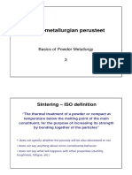 Jauhemetallurgian Perusteet: Sintering - ISO Definition