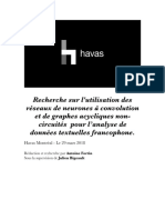 Recherche Sur L'utilisation Des Réseaux de Neurones À Convolution Et de Graphes Acycliques PDF