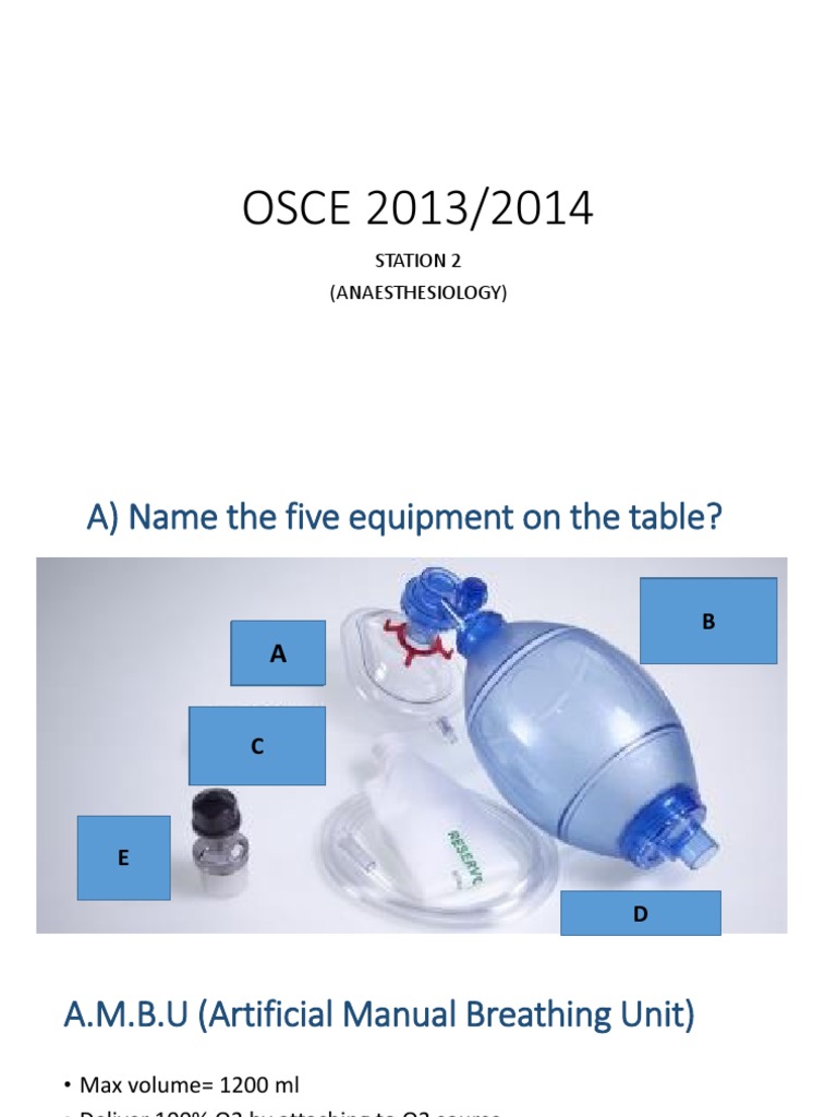 Osce BVM | PDF