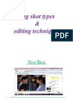 Analysing Shot Types and Edit Techniques