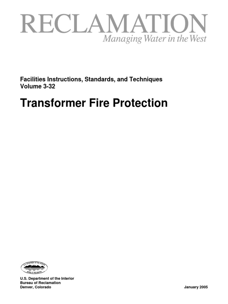 Transformer Fire Protection | PDF