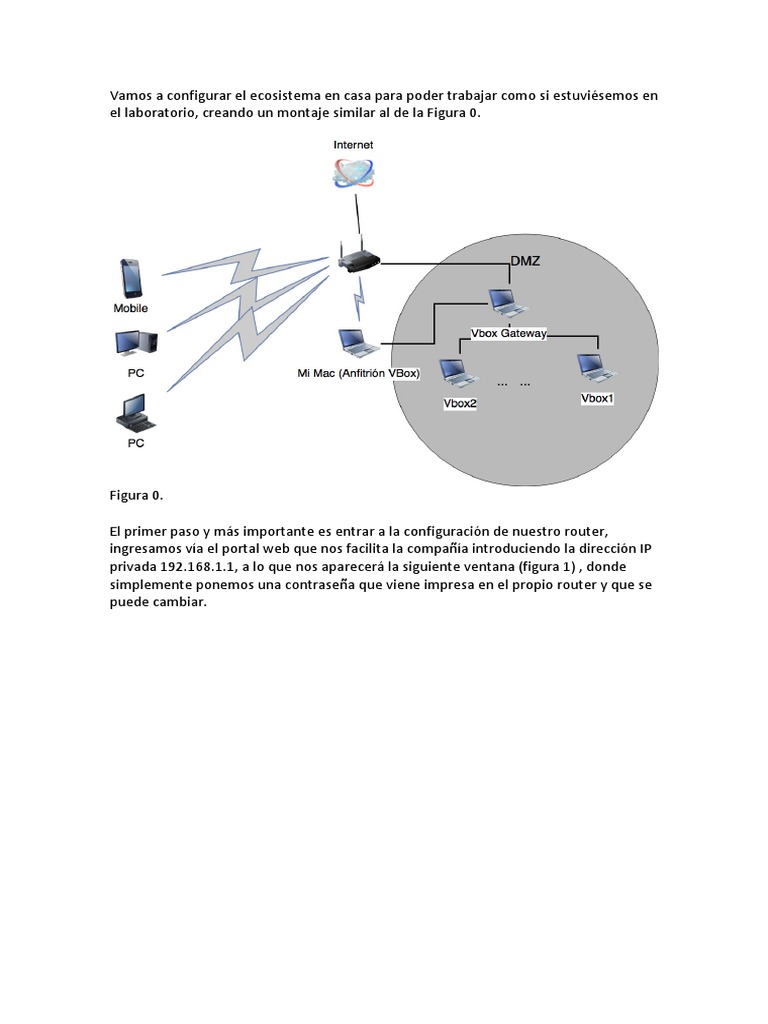Configuracion DMZ Router PDF Enrutador Servidor web