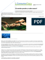 ¿Qué Pescados Tienen Más Metales Pesados y Cuáles Menos - PDF