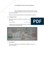 Aplicación 4: Plan Operativo de Una Planta Quimica