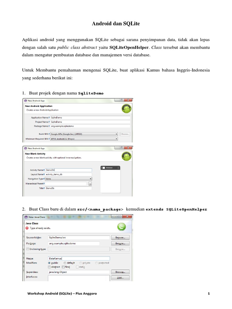 9 Android&SQLite PDF | PDF
