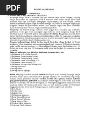 Rangkuman Twk Sejarah Buatan Sendiri