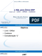 Curso SQL - Unico - Aula12 - Limit, Offset, Coalesce, Concatenação