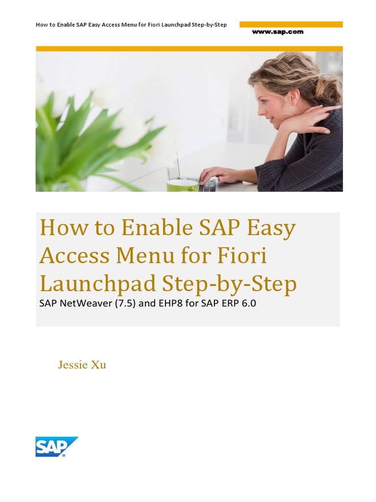 How To Enable SAP Easy Access Menu For Fiori Launchpad Step-by-Step PDF ...