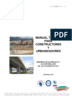 Manual Tecnico para Constructores Y Urbanizadores EAAV ESP