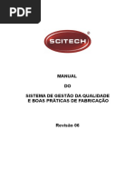 MAN 001- 06 - Manual Da Qualidade e Boas Práticas de Fabricação