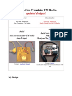 Build a One Transistor FM Radio