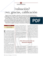 Evaluacion No Gracias