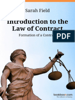 Introduction To The Law of Contract