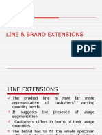 Line & Brand Extensions