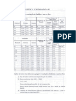 Tabela Dimensionamento Tubulação