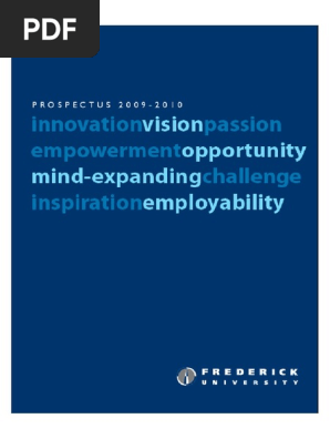 Fu Prospectus 09 10