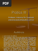  Audiência - Prática Jurídica III