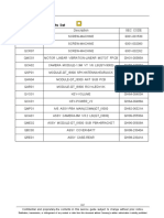 Cellular Phone Parts List and Exploded View