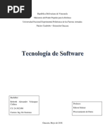 Tecnologia de Software