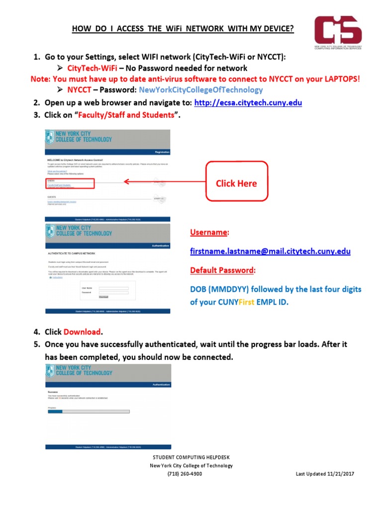 City Tech Wifi Registration Wi Fi Online Safety Privacy