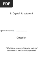 8. Crystal Structures I(2)