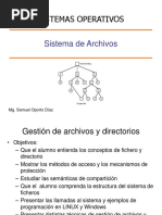 Sistemas Operativos: Sistema de Archivos