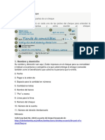 Cómo comprender las partes de un cheque: guía completa