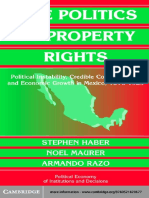 Haber Maurer-The Politics of Property Rights - Political Instability, Credible Commitments, and Economic Growth in Mexico, 1876-1929