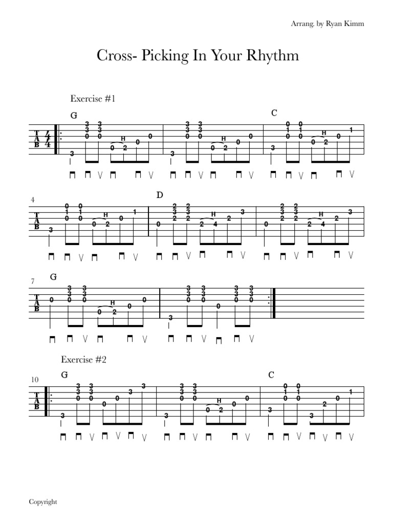 CrossPicking in Your Rhythm PDF PDF