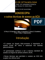 Consulta de Glaucoma: Acesso ao Ângulo da Câmara Anterior