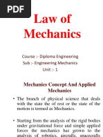 Chapter 2 - Law of Mechanics