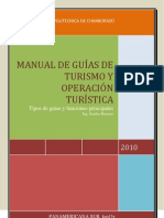 MANUAL DE GUÍAS DE TURISMO Y OPERACIÓN TURÍSTICA