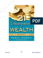 21 Distinctions of Wealth Check List