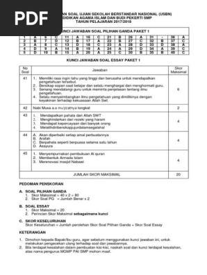 49+ Kunci Jawaban Usbn Pai Sma 2016 Pictures