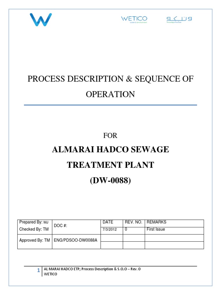 HADCO Almarai ETP Process Overview | PDF | Sewage Treatment | Liquids